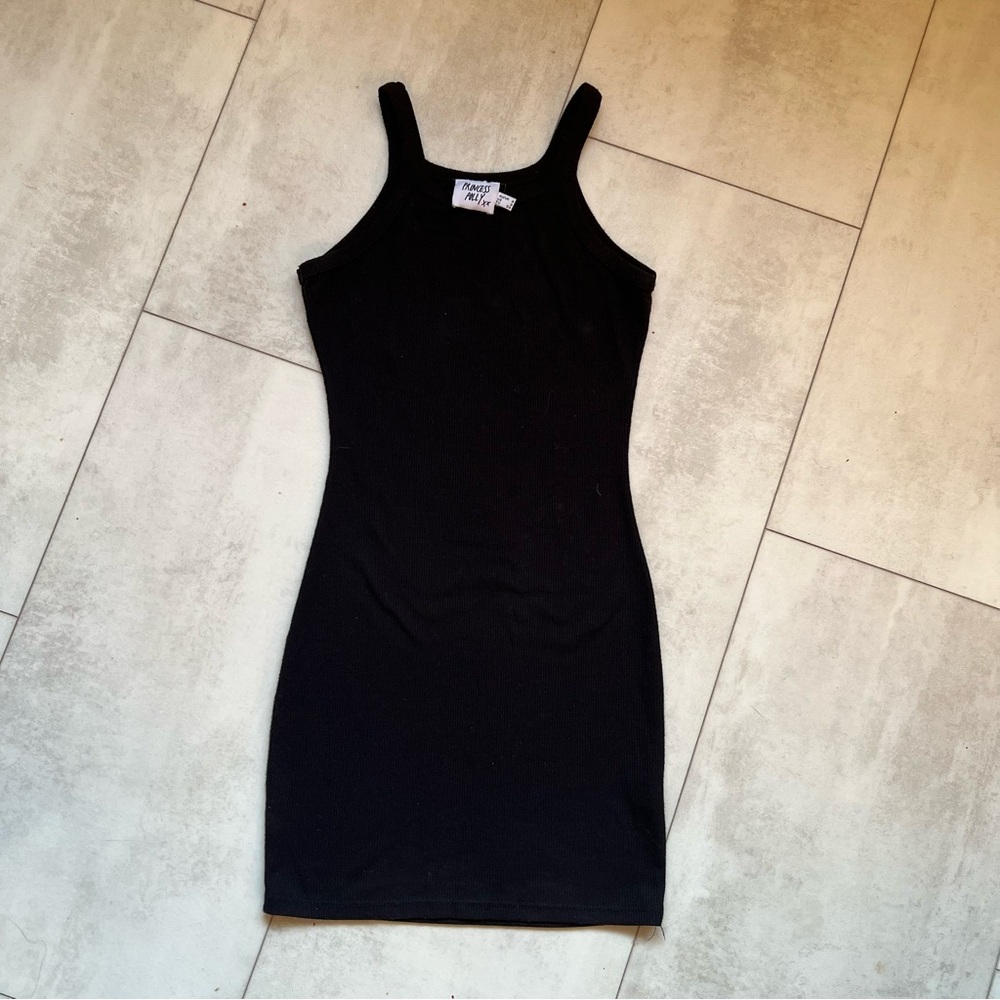 Princess Polly Black Mini Dress bodycon size 6